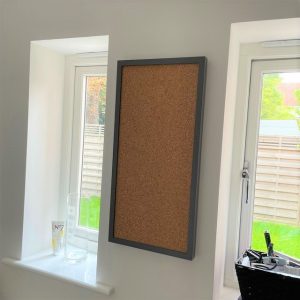 Notice board in kitchen