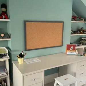 Notice board in kids bedroom